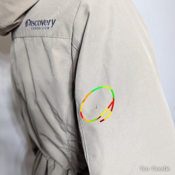 Discovery Expeditions Down Filled Coat Fur Trim Warm XS/S - Picture 15 of 16